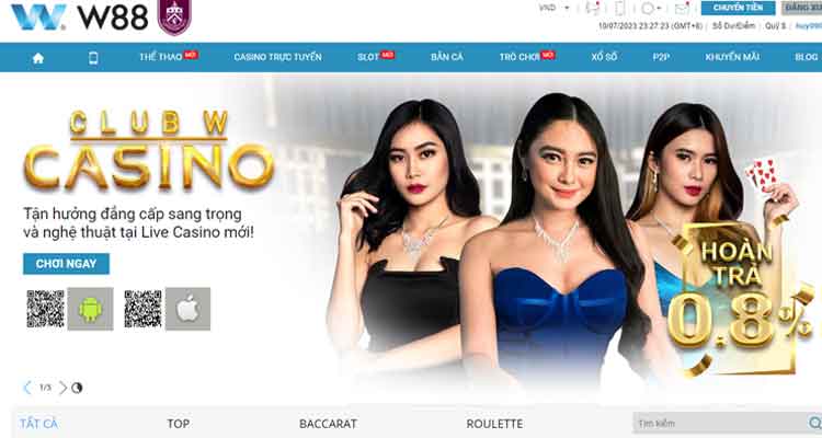 Cập nhật kinh nghiệm chơi casino online mới nhất tại W88