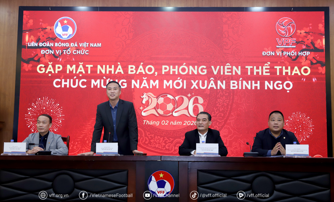 VFF và VPF gặp mặt nhà báo, phóng viên thể thao phía Bắc dịp xuân Bính Ngọ 2026
